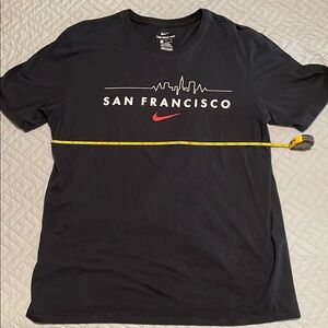 Nike Black Short Sleeve San Francisco Tee Classic Crew Neck